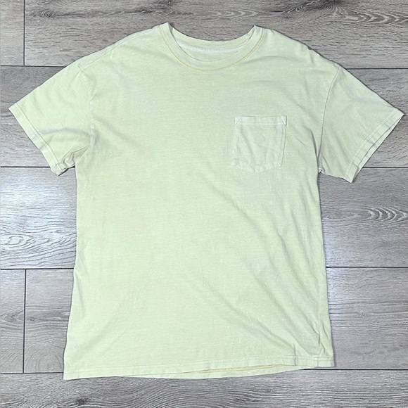 Goodfellow & Co Vintage Yellow Short Sleeve Pocket Tee - Picture 5 of 11